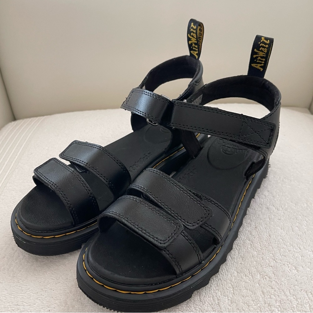 DR. MARTENS Klairey Gladiator Sandal Womens Size US 7 UK 5 EU 38